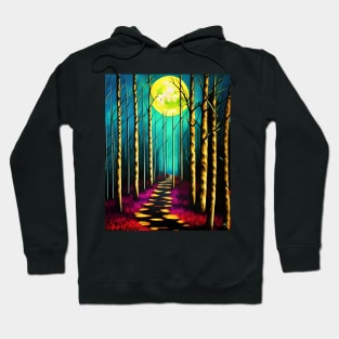 Beautiful Forest Moonlight Hoodie